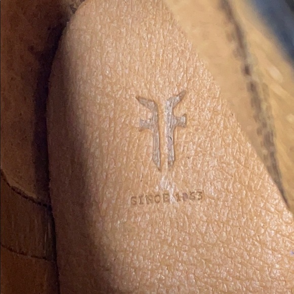 Frye Black Leather Ankle Boot with Strap & Buclke (8) - Picture 12 of 12